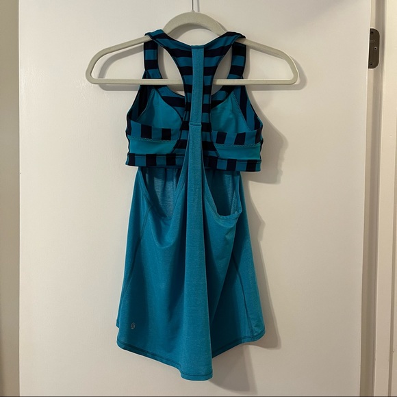 Lululemon 2-in-Run Tank - Blue - Size 6 - Picture 2 of 10